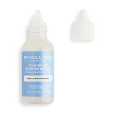 Revolution Skincare Arcápoló Overnight Blemish Skincare (Lotion Anti-Imperfections) 30 ml
