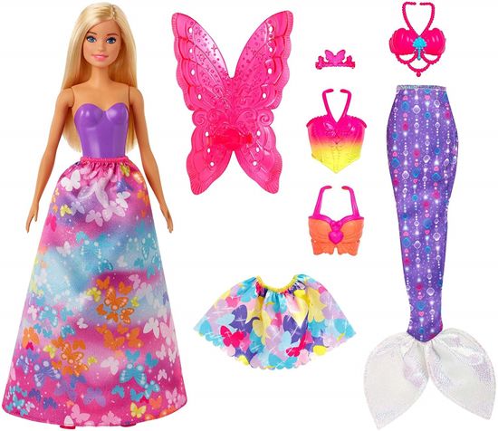 Mattel Barbie baba és mesés kiegészítők