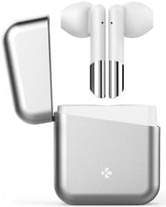 lenyűgöző Bluetooth 5.0 vezeték nélküli fülhallgató mykronoz zebuds premium 10 m hatótávolság tiszta hang ipx4 vízálló handsfree hangvezérlés hd mikrofon zajszűrő 4 órás működés töltő tok 4 teljes feltöltődésért kényelmes ergonómiai dizájn