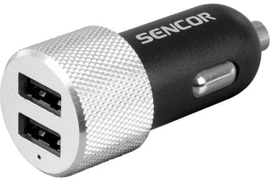 SENCOR SCH 340 Autós töltő 2× USB / 4,2 A