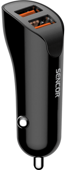 SENCOR SCH 335 Autós töltő 2× USB / 2,4 A