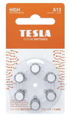 Tesla Batteries akkumulátorok fejhallgatóhoz PR13 Zinc Air 6 db 1099137159