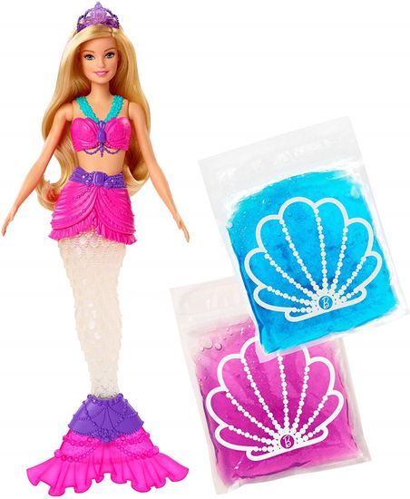 Mattel Sellő Barbie és csillogó slime