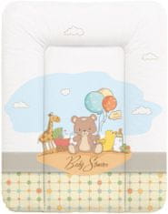 Ceba Baby Pelenkázó alátét komódra, puha, 50 x 70 cm Medvék léggömbökkel