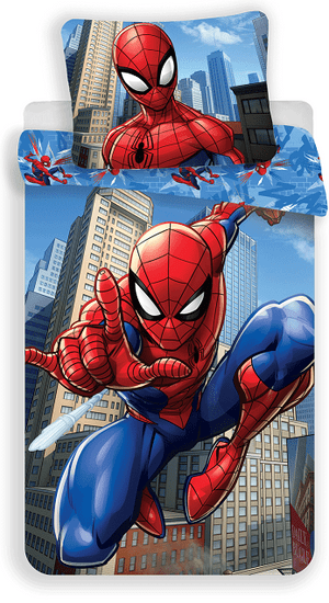 Jerry Fabrics Spider-man ágyneműhuzat 02, kék