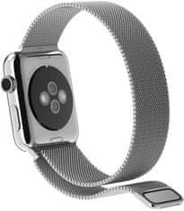 4wrist Milánói acél szíj Apple Watch - Ezüst 42/44/45/49 mm