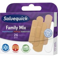 Salvequick Family Mix családi tapaszkészlet, 26 db