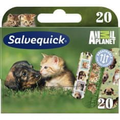 Salvequick Animal Planet tapasz állatokkal gyermekeknek, 20 db