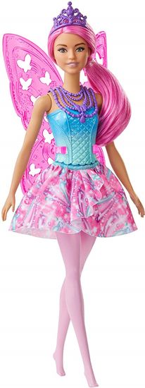 Mattel Barbie Varázsló tündér rózsaszín szárnyakkal