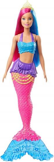 Mattel Barbie Varázslatos tengeri tündér rózsaszín-kék hajjal
