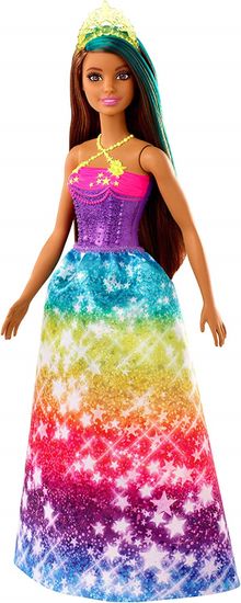 Mattel Barbie Varázslatos hercegnő szivárvány színben