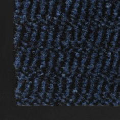 Greatstore négyszögletes szennyfogó szőnyeg 80 x 120 cm kék