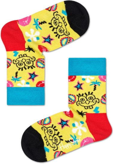Happy Socks gyermek zokni Kids Sponge Bob Smile Storm Sock