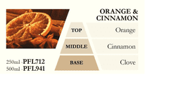 Ashleigh & Burwood Az ORANGE & CINNAMON katalitikus lámpa töltése (narancs fahéjjal) 500 ml