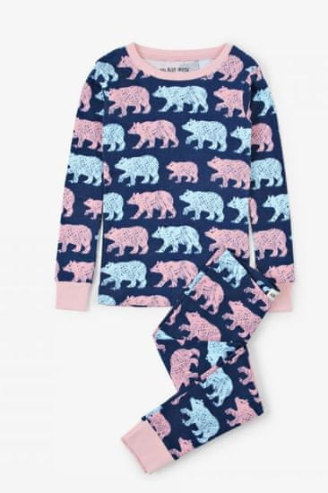 Little Blue House Cottage Bears gyermek pizsama