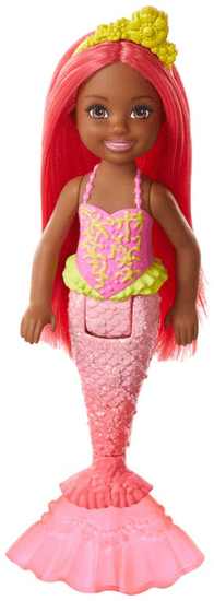 Mattel Barbie Chelsea tengeri hableány piros haj
