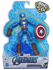 Avengers Bend and Flex Captain America figura