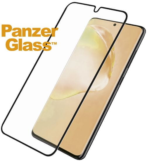 PanzerGlass Edge-to-Edge a Samsung Galaxy S20 Ultra 7224 számára, fekete (Biometric Glass)