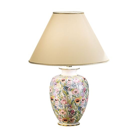 Kolarz PANSE asztali lámpa virágmintával, 68 cm magas