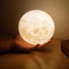 GRUNDIG Lámpa Hold dizájnnal, RGB színek, távirányítás, 11 cm