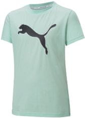 Puma Modern Sports Logo Tee G Mist Green-puma lány póló, 116, világoszöld