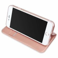Dux Ducis Skin Pro bőr könyvtok iPhone 7/8/SE 2020, rózsaszín
