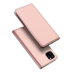 Dux Ducis Skin Pro bőr könyvtok iPhone 11 Pro, rózsaszín