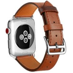 BStrap Leather Rome szíj Apple Watch 38/40/41mm, Brown