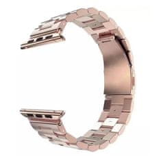 BStrap Stainless Steel Boston szíj Apple Watch 42/44/45mm, Rose Gold