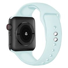 BStrap Soft Silicone szíj Apple Watch 38/40/41mm, Gemstone Green