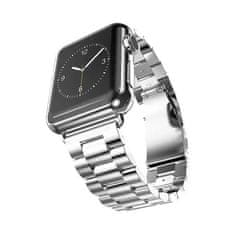 BStrap Stainless Steel Boston szíj Apple Watch 42/44/45mm, Silver
