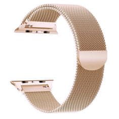 BStrap Milanese szíj Apple Watch 42/44/45mm, Champagne