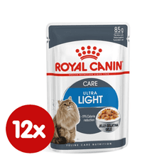 Royal Canin Alutasakos eledel Ultra light zselében, 12 x 85 g