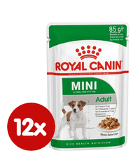 Royal Canin Mini Adult alutasakos kutyaeledel, 12 x 85 g