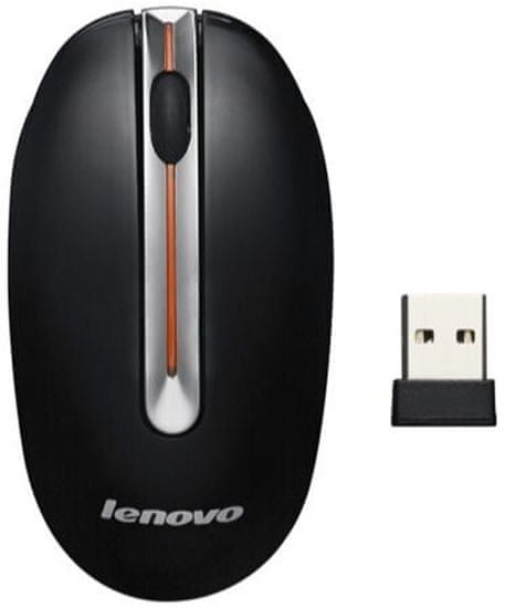 Lenovo Wireless Mouse N3903, fekete (GX30N72240)
