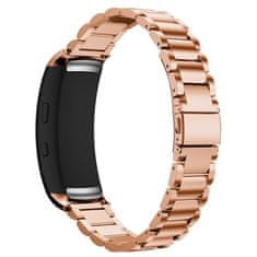 BStrap Stainless Steel szíj Samsung Gear Fit 2, rose gold