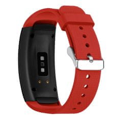 BStrap Samsung Gear Fit 2 Silicone Land szíj, Red