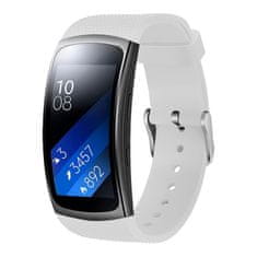 BStrap Silicone Land szíj Samsung Gear Fit 2, white