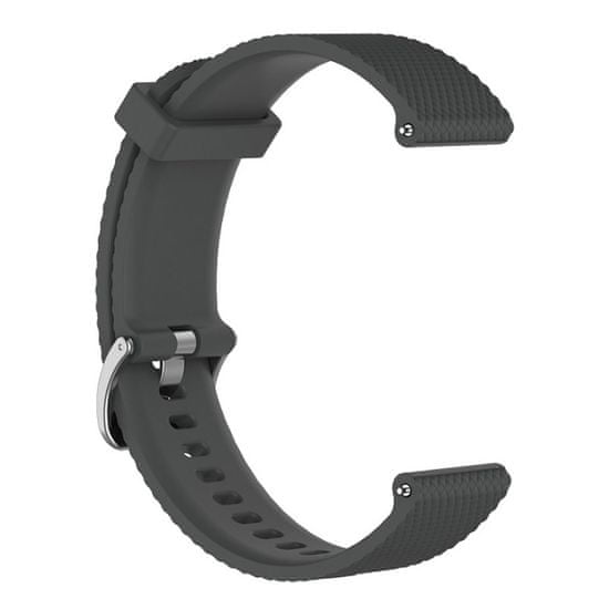 BStrap Silicone Bredon szíj Huawei Watch GT/GT2 46mm, dark gray
