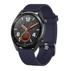 BStrap Silicone Bredon szíj Huawei Watch GT/GT2 46mm, dark blue