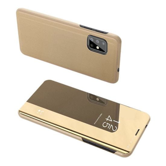 MG Clear View könyvtok Samsung Galaxy S20 Ultra, arany