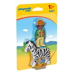 Playmobil Nővér és zebra , 1.2.3, 2 db