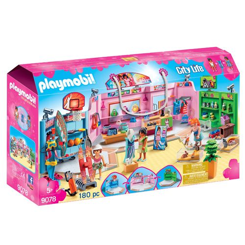 Playmobil bevásárlóközpont, Bevásárló központ, 180 db