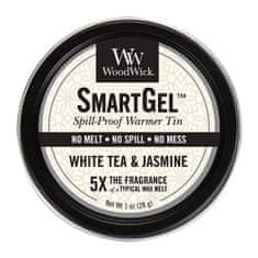 Woodwick illatgél, Fehér tea és jázmin, 28 g