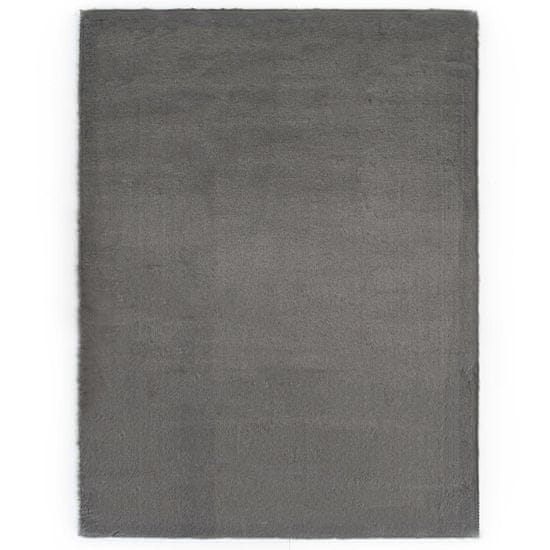 shumee sötétszürke műnyúlszőr szőnyeg 120 x 160 cm