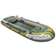 Intex Seahawk 4 forgómotoros felfújható csónak tartóbakkal 277548