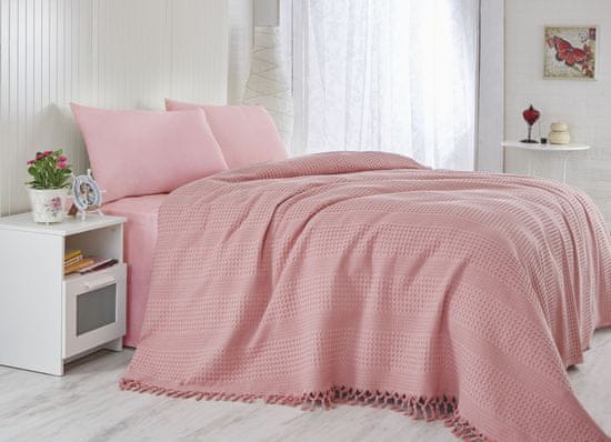 Şaheser ágytakaró rózsaszín 180 x 240 cm