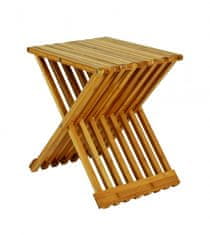 Mørtens Furniture Cliff összecsukható asztal, 44 cm, bambusz