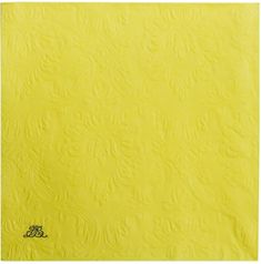 Lene Bjerre UNI papír szalvéták, sárga, 40 x 40 cm
