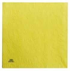 Lene Bjerre UNI papír szalvéták, sárga, 33 x 33 cm